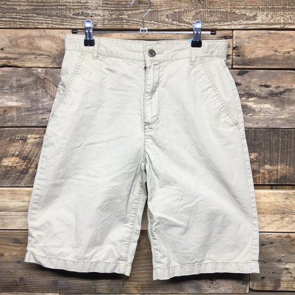 Old Navy Cream Shorts Boy's Size 16 Regular - Picture 1 of 5